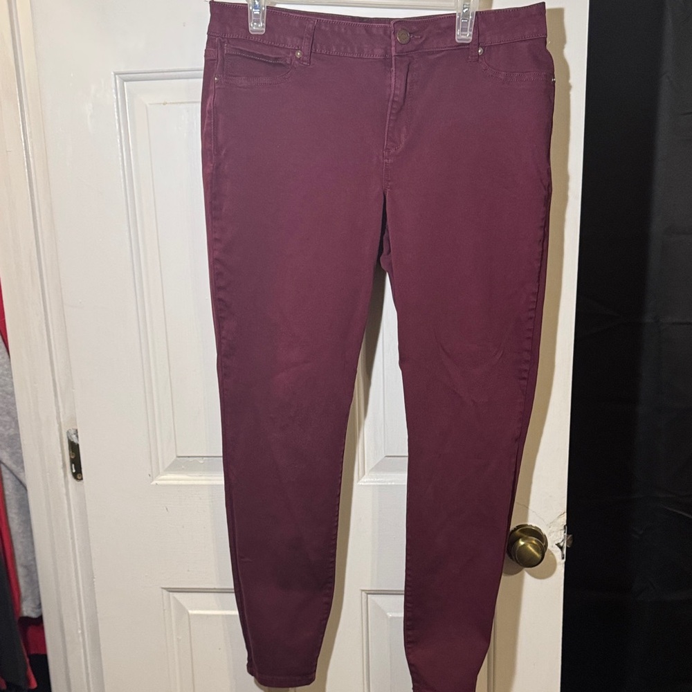 Maurice’s Burgundy Jeggings